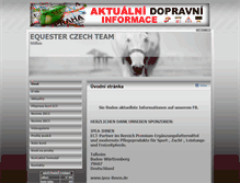 Tablet Screenshot of equesterczechteam.klubova-stranka.cz